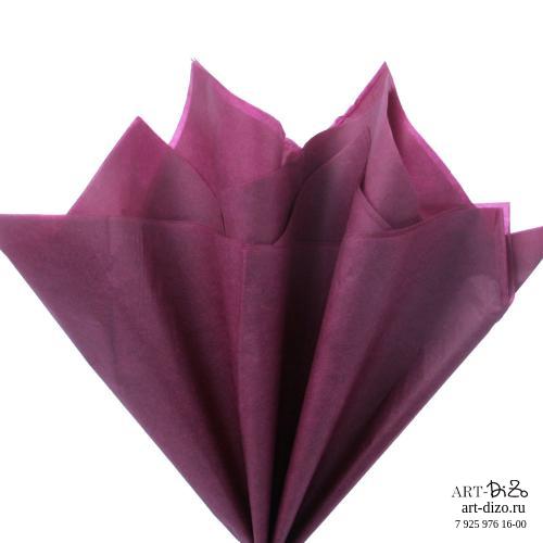 Тишью 76×50 см бордовая, 100 листов